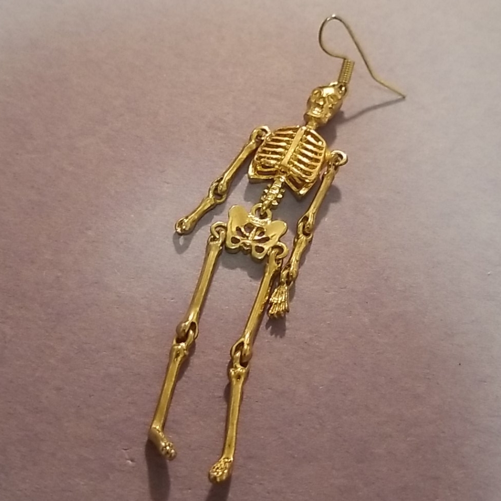Skeleton earring